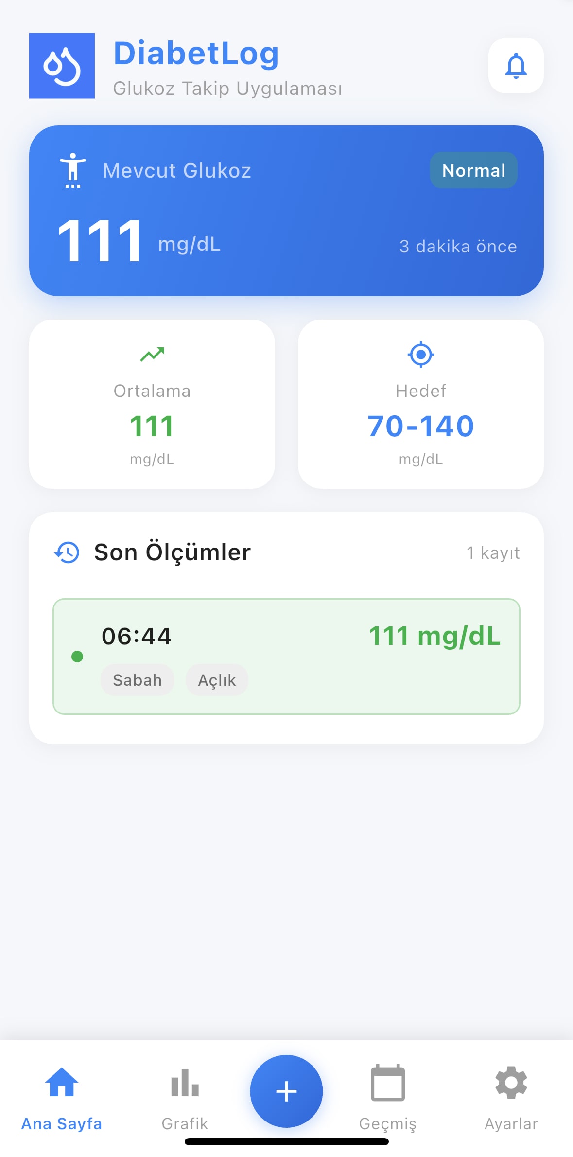 DiabetLog App Screenshot